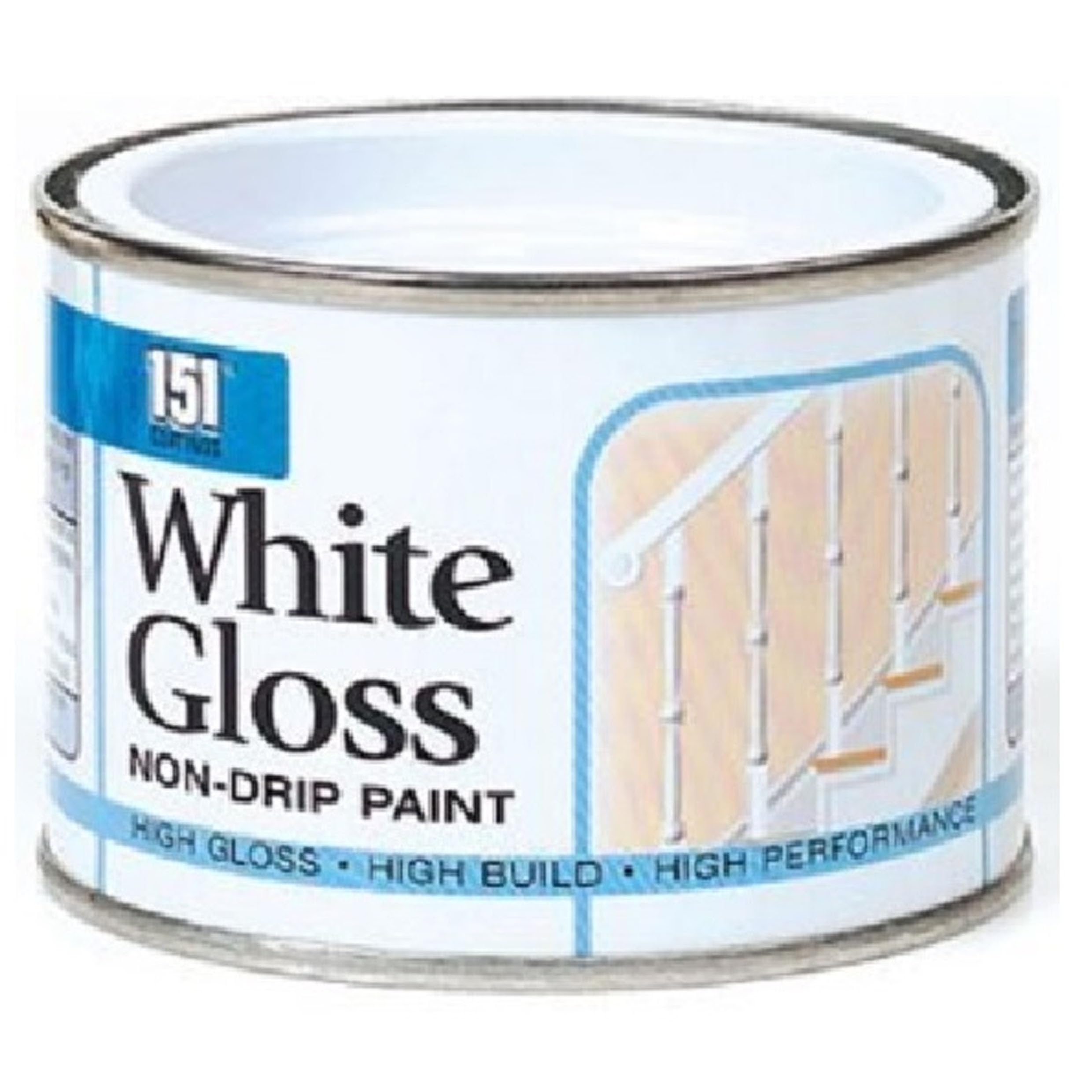 180ml Non Drip White Gloss Varnish – Hardwearing Protective Coating for Interior Wood