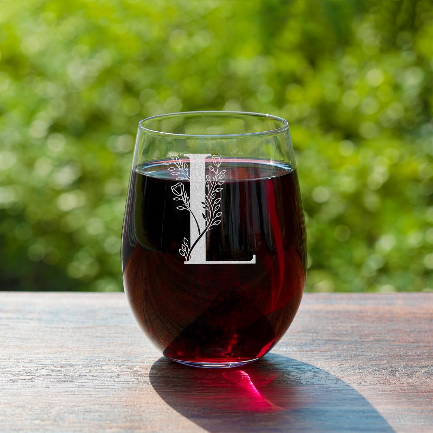 Personalized Wine Glass for Women - 20oz Letter A-Z Initial Engraved Monogram Stemless Wine, Monogram Gifts for Wedding, Birthday, Friend, Anniversary, Christmas, Mom, Grandma, Wife, Bridesmaid (A) - Image 8