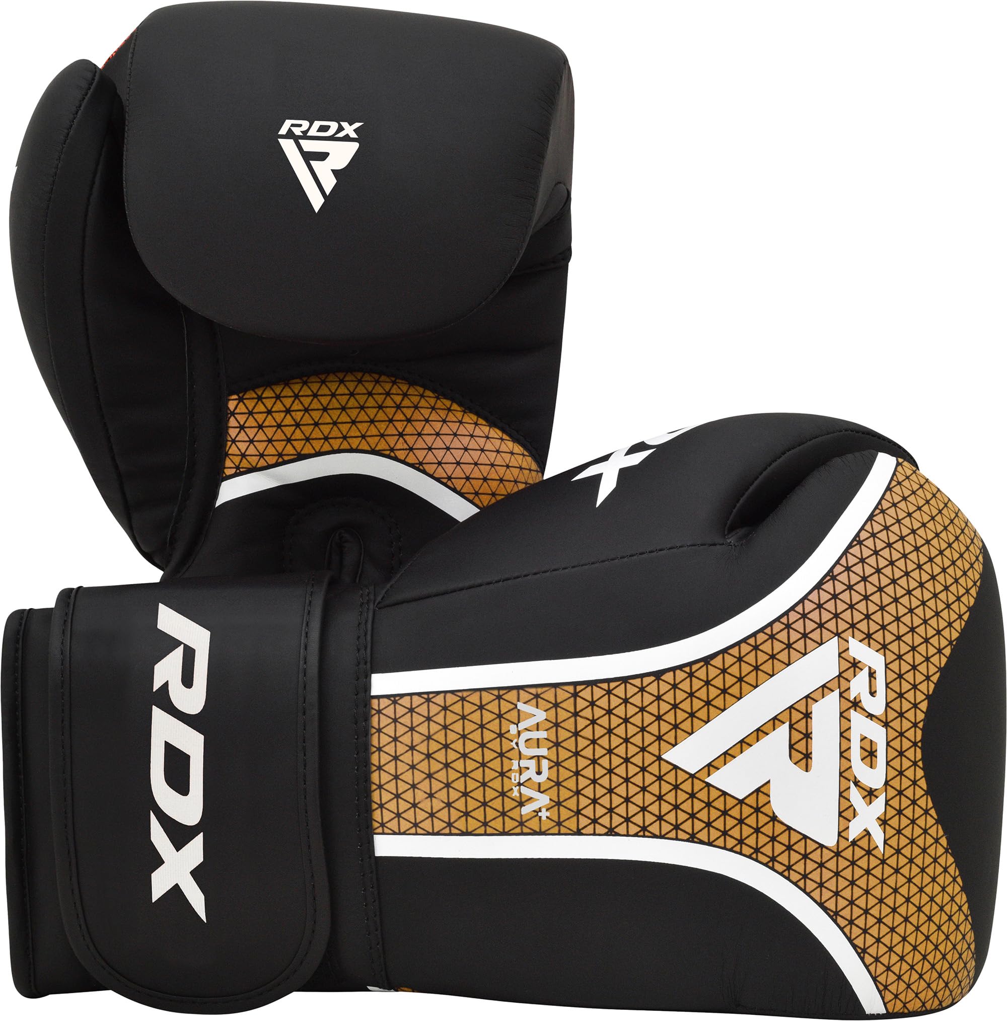 RDX Guantoni da boxe da uomo e da donna, guanti da sparring, Muay Thai, MMA, kickboxing, guanti da boxe per adulti, guanti da allenamento per sacco da boxe pesante, allenamento con cuscinetto per la