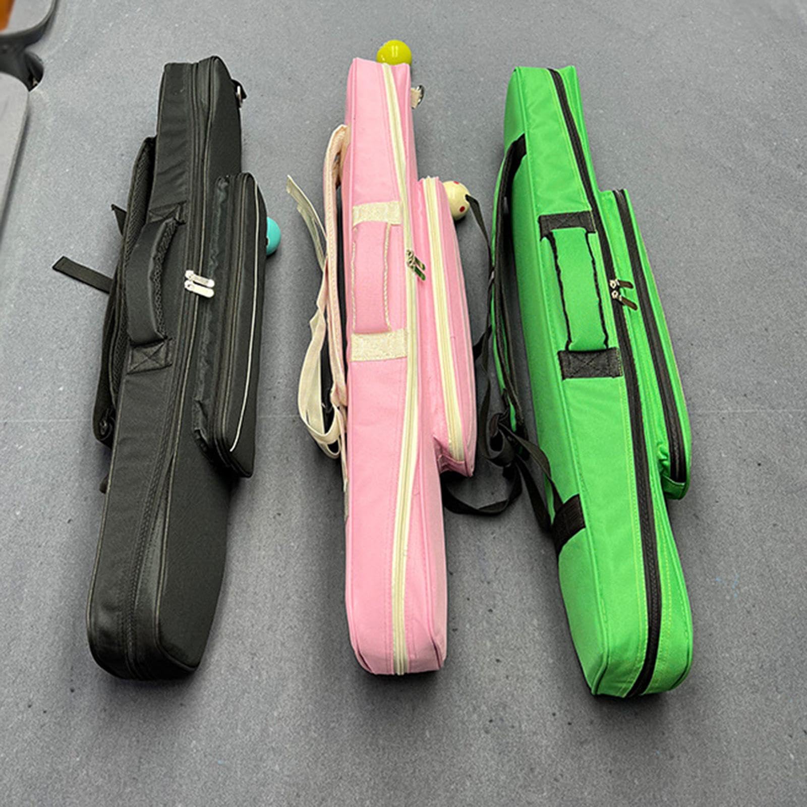 Baoblaze Estuche para Tacos de Billar, Bolsa con Cremallera 1/2 Pulgada, Rosa