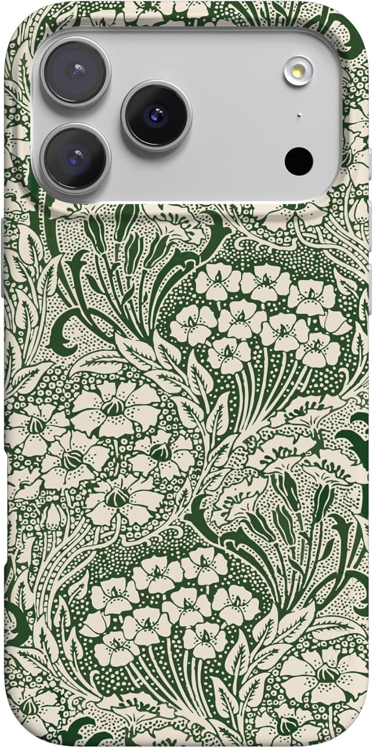 Casely iPhone 17 Pro Max Case | Mystic Meadow | Green Gardens | Compatible with MagSafe | Classic Ultra Slim Design