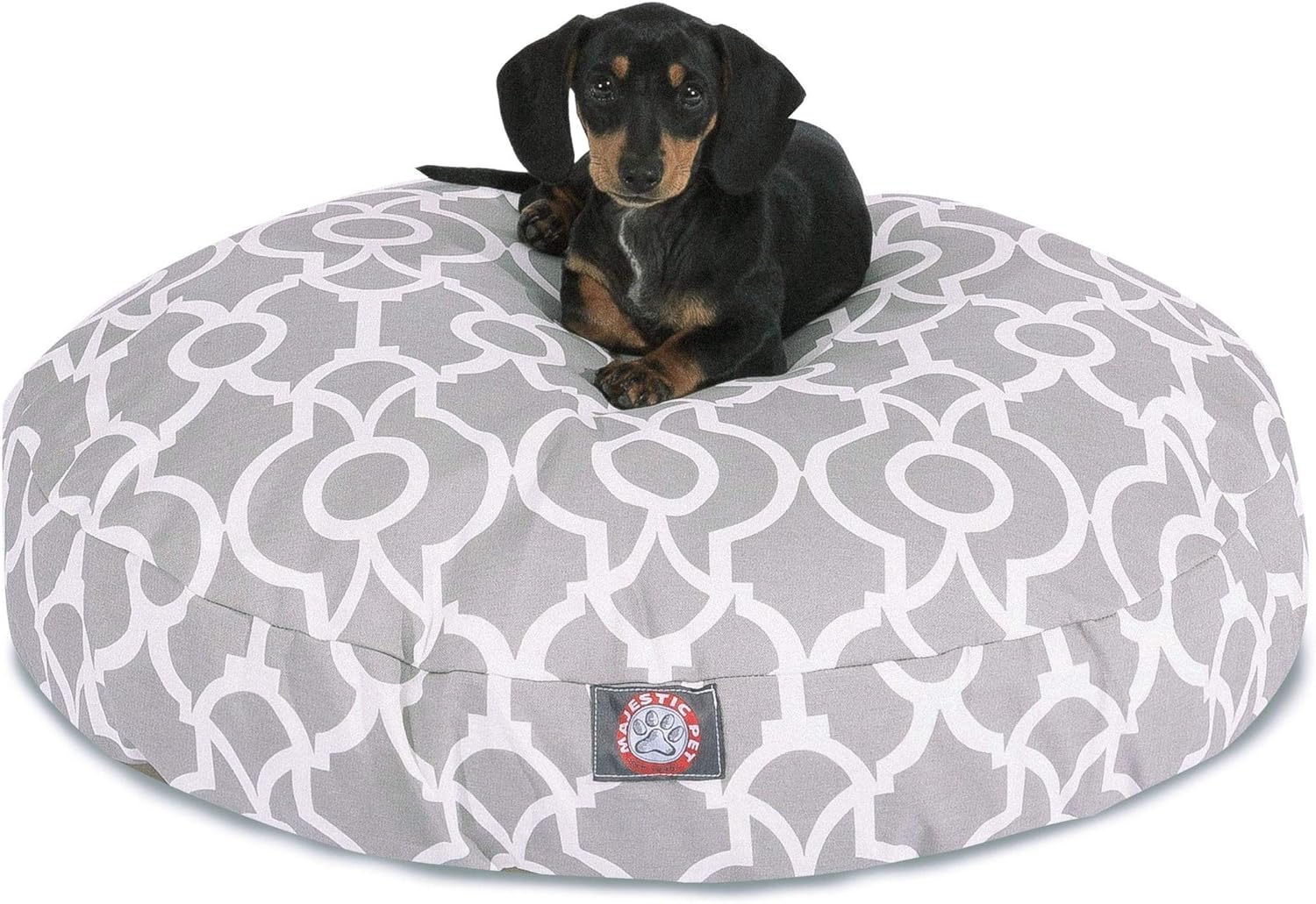 Majestic Pet Athens Black Small Round Pet Bed