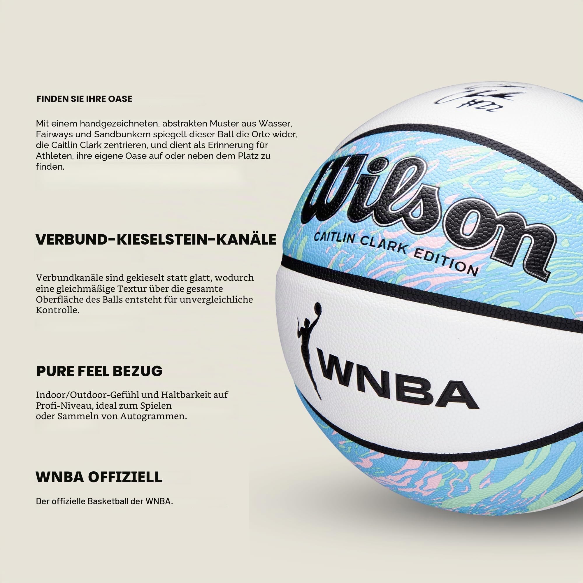 Wilson Caitlin Clark x WNBA Oasis Basketball