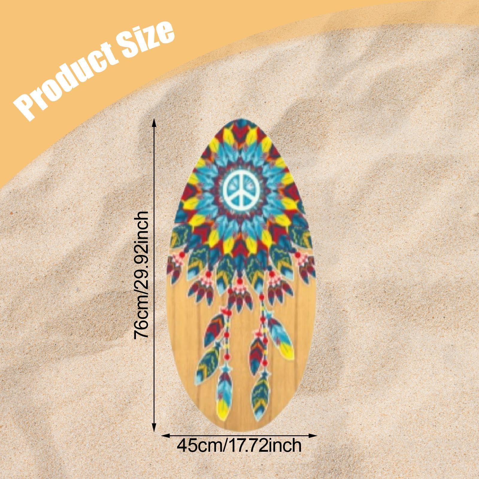 Skimboard für Anfänger Erwachsene Wassersport Strandspielzeug Holz Skim Board