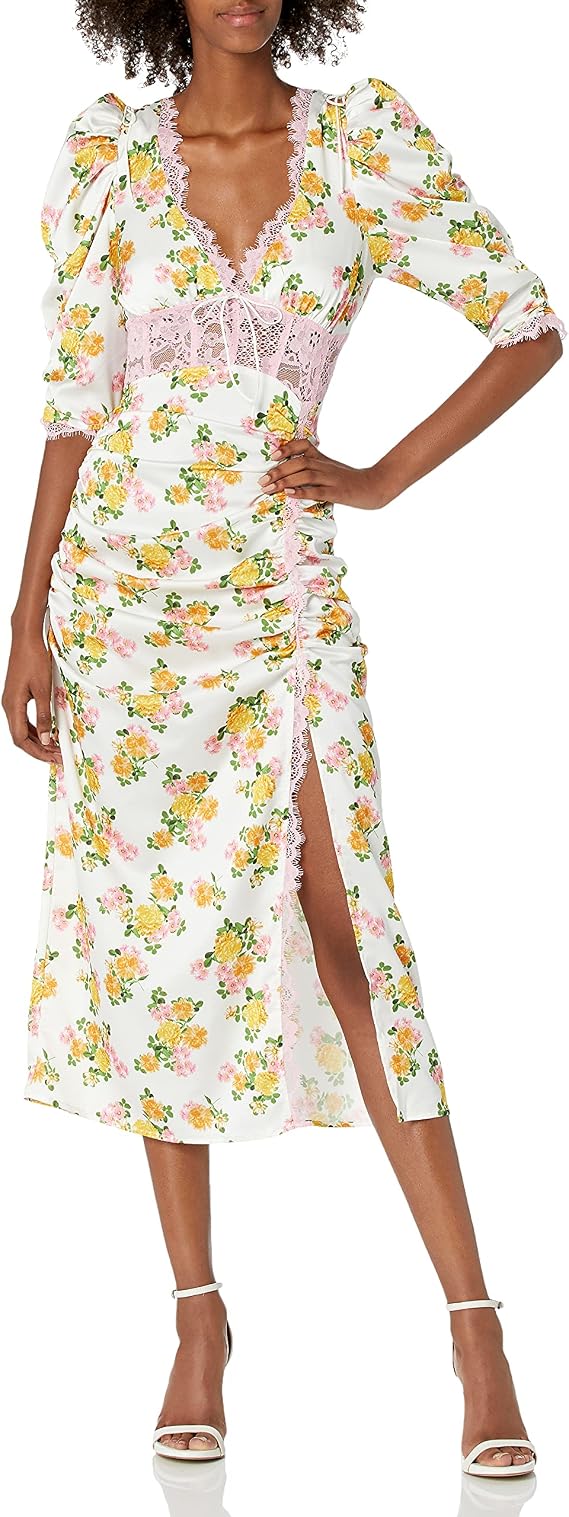 Love \u0026 Lemons Women's Emma Midi Dress 