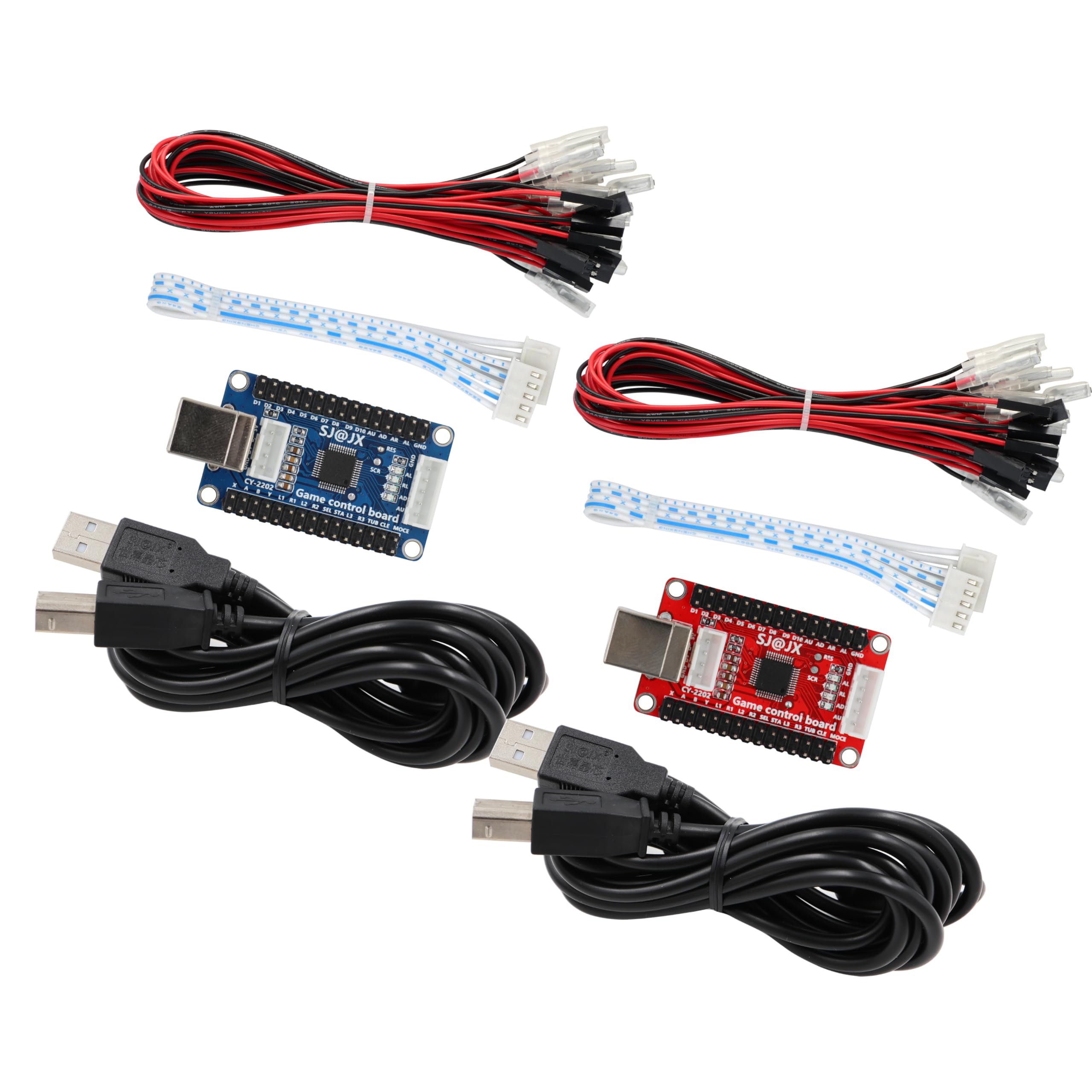Arcade Game 2 Player USB Encoder Board Zero Delay Gamepad Joystick Controller for Nintendo Switch PC PS3 Raspberry Pi