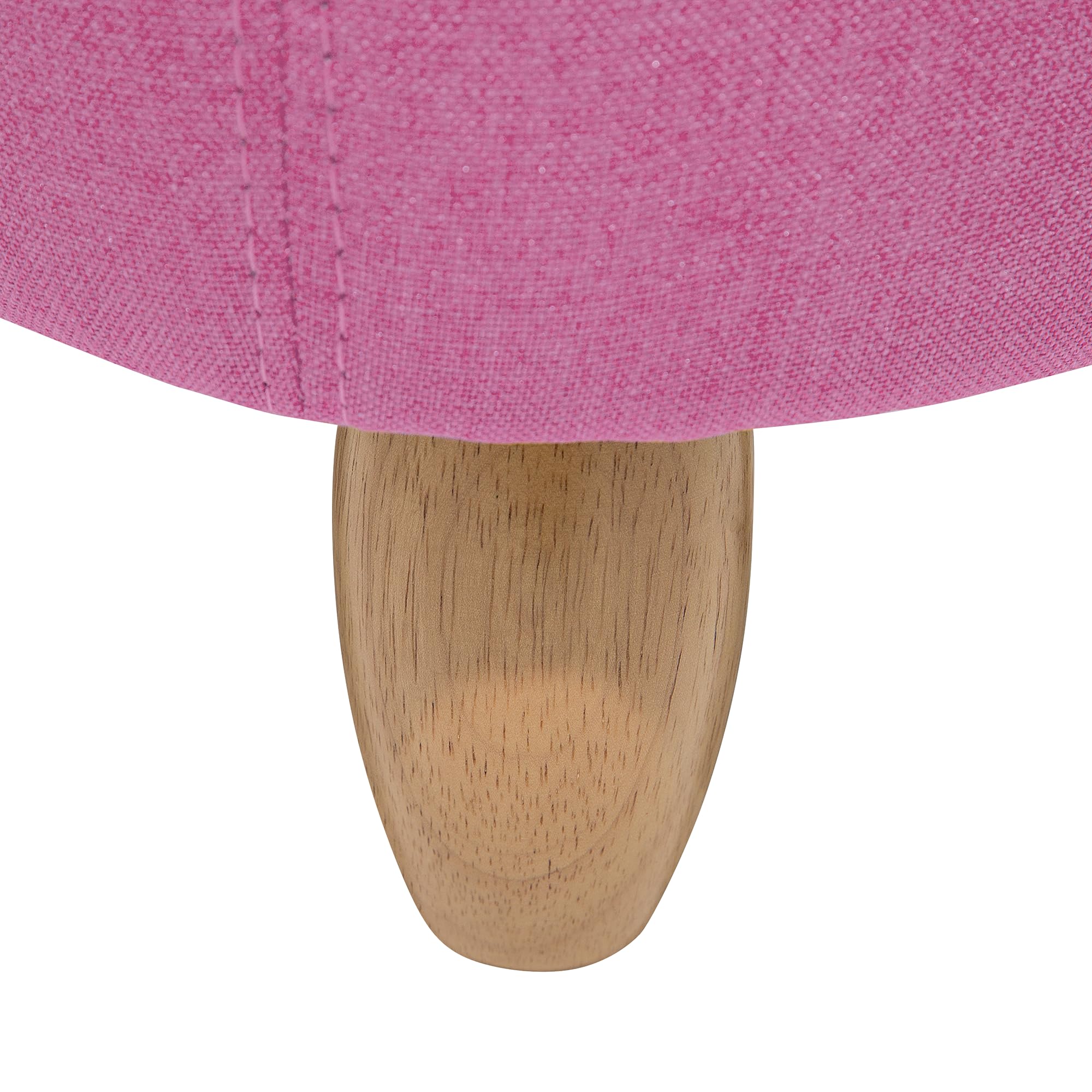 Beliani Verspielter Schweinchen-Hocker in Rosa Tierhocker für Kinder Piggy