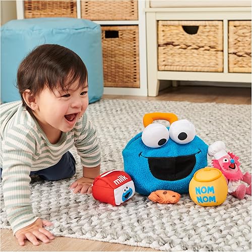Miniatura 4 de GUND Sesame Street - Juego oficial de monstruo y gonger de galletas, juego de juguetes sensoriales de felpa prémium para edades de 1 año en
