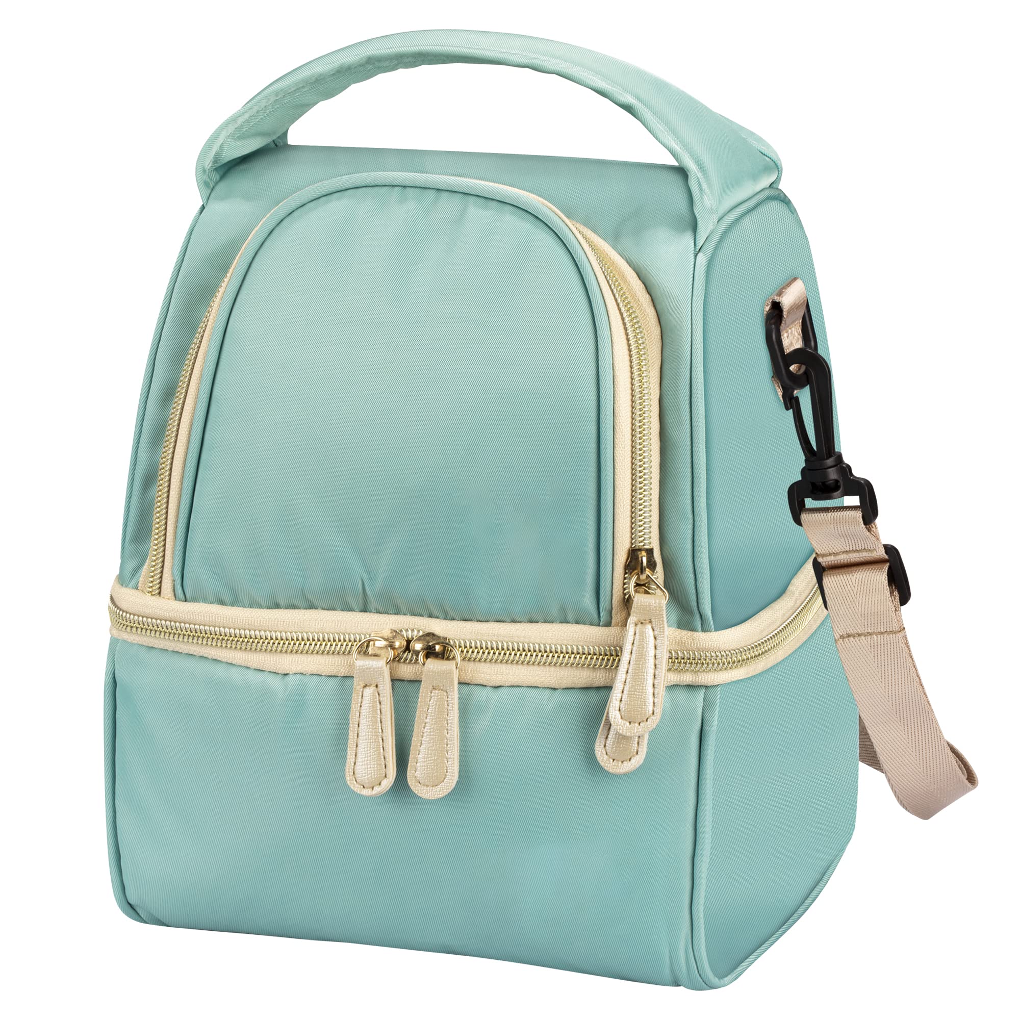 Double Layer Breast Milk Storage Bag, Breast Pump Backpack with Large Compartments for Nursing, Working Mother-image-9