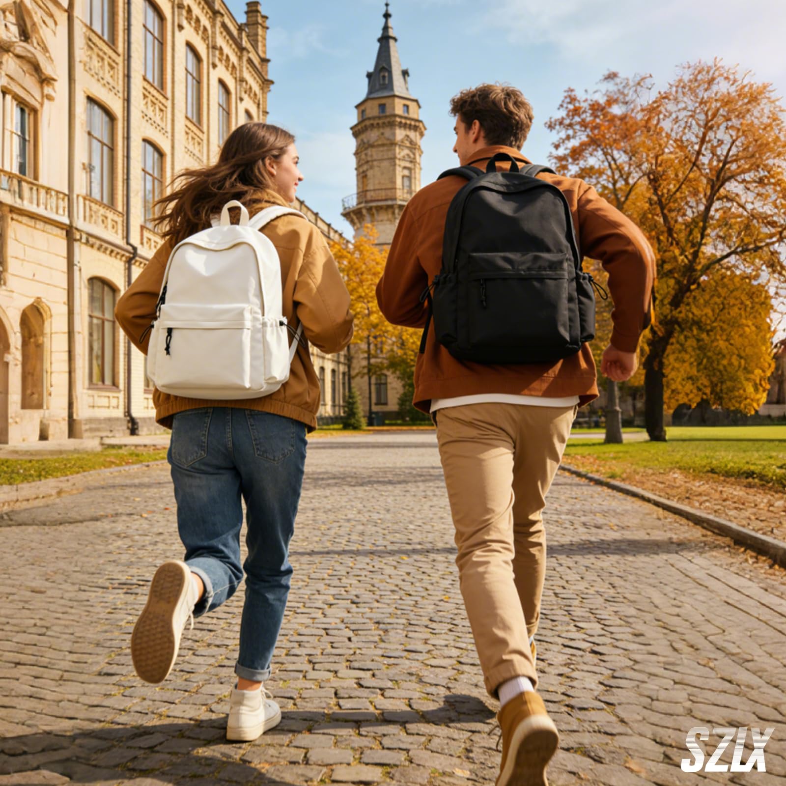 VASCHY Zaino Uomo, Zaino Donna Impermeabile Zaino Porta PC 15.6 Pollici