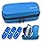 YOUSHARES Insulin Cooler Travel Case with 3 TSA Approved Ice Packs - EVA Medication Diabetic Case for Insulin Pen, Glucose Meter and Supplies (Blue)