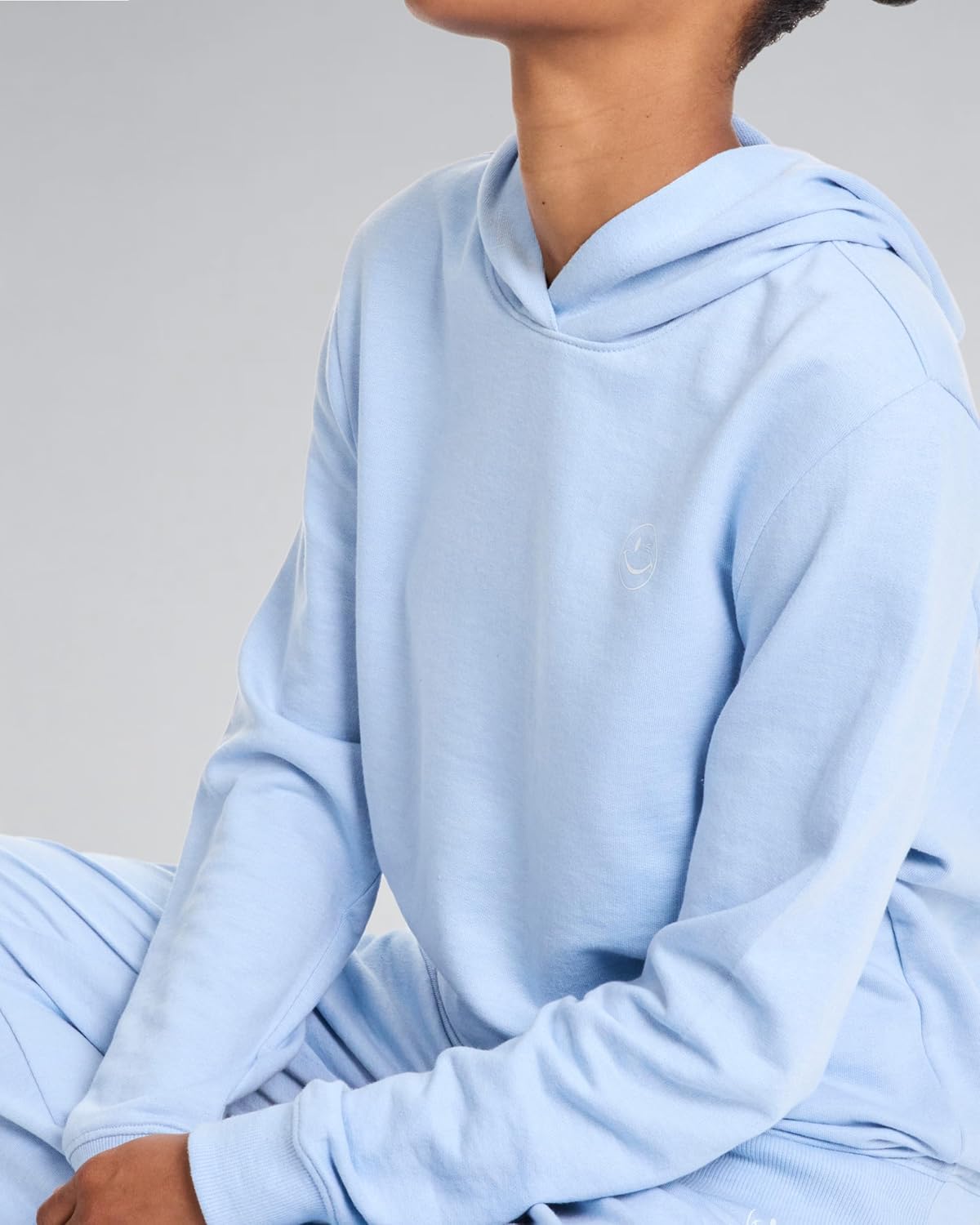 JOE BOXER French Terry Hoodie for Women, Lounge Wear for Women, Womens Hoodies Pullover, Hooded Sweatshirt for Women - Image 4