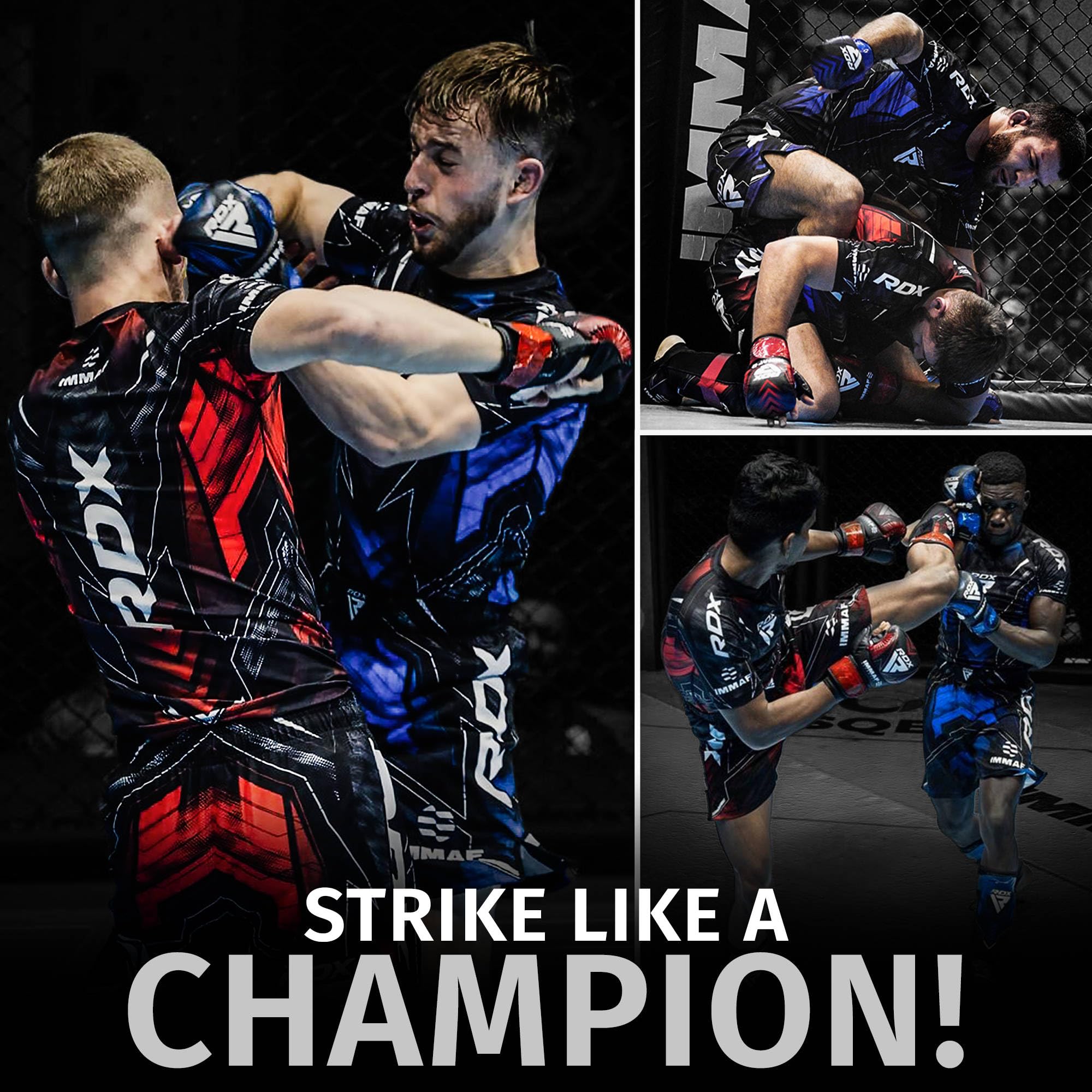 RDX Camiseta de compresión de media manga aprobada por la IMMAF, flexible, para nivel de competición y sesiones de entrenamiento