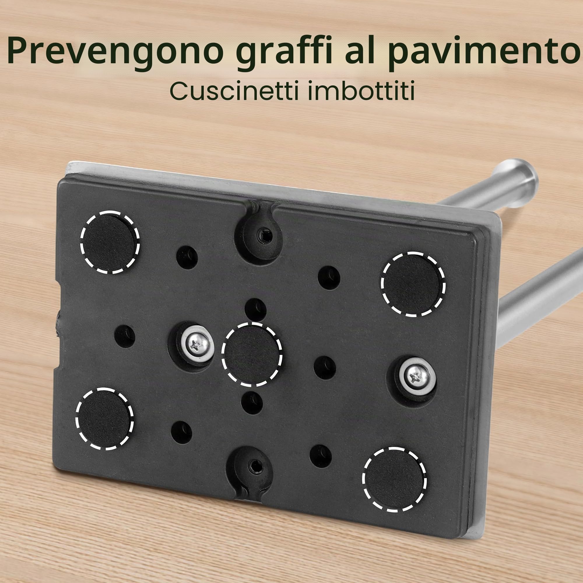 KES Porta Rotolo Carta Igienica da Terra Acciaio Inossidabile SUS304 Porta Carta Igienica da Terra con Riserva di Carta igienica Spazzolato, BPH286S1B-2