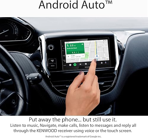 Miniatura 3 de Kenwood DMX47S - Reproductor multimedia digital para automóvil, pantalla táctil capacitiva de 6.8 pulgadas, Apple CarPlay y Android Auto, Bluetooth