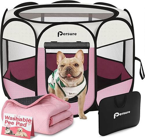 Miniatura 12 de Corralito para perros y gatos para interiores y exteriores, para cachorros, mascotas, gatos, viajes y recuperación después de la cirugía, jaula de