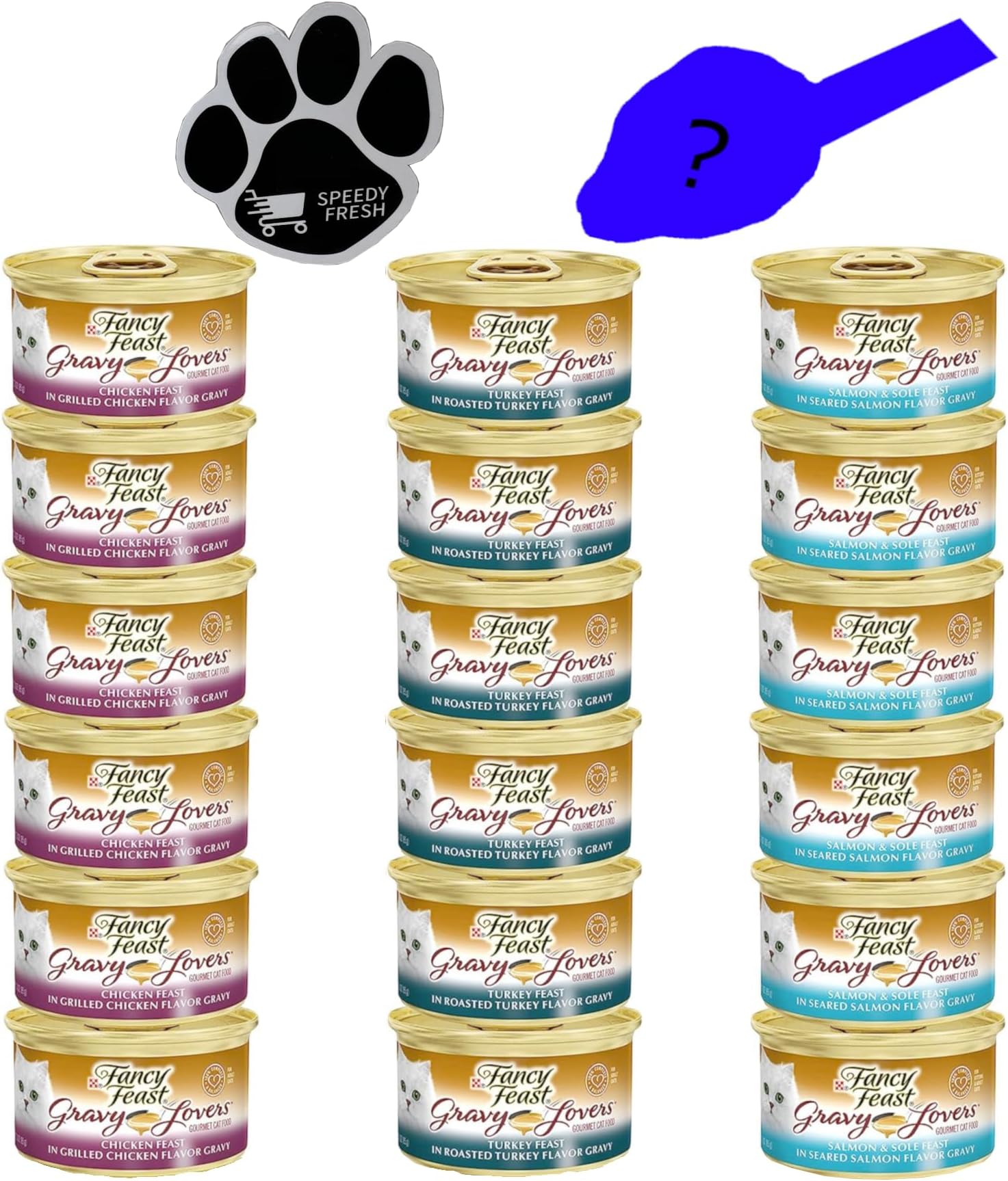 Purina Fancy Feast Gravy Lovers Wet Cat Food, Ocean
