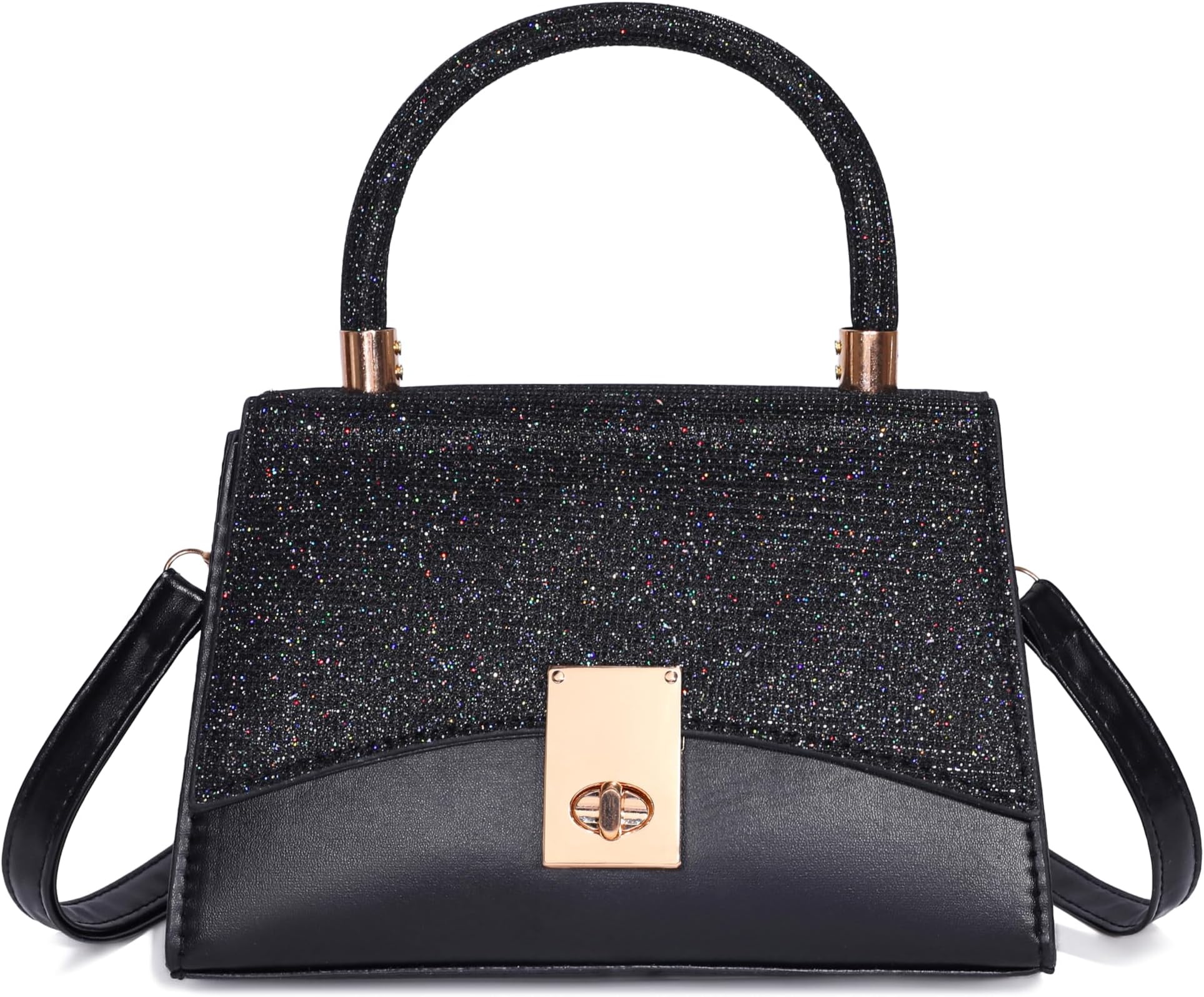 Women Work Purses Satchel Crocodile Pattern Shoulder Bag Top Handle Handbags with Matching Clutch 2pcs Set