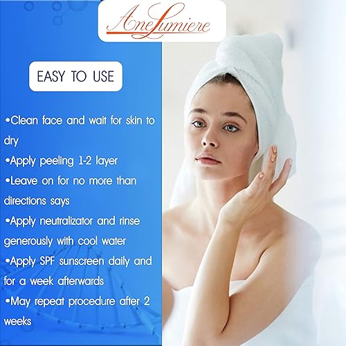 Miniatura 4 de Peeling ácido químico anti del equipo de la cáscara del acné para el tratamiento del acné de la cara 1.69oz BHA para la cáscara de la piel