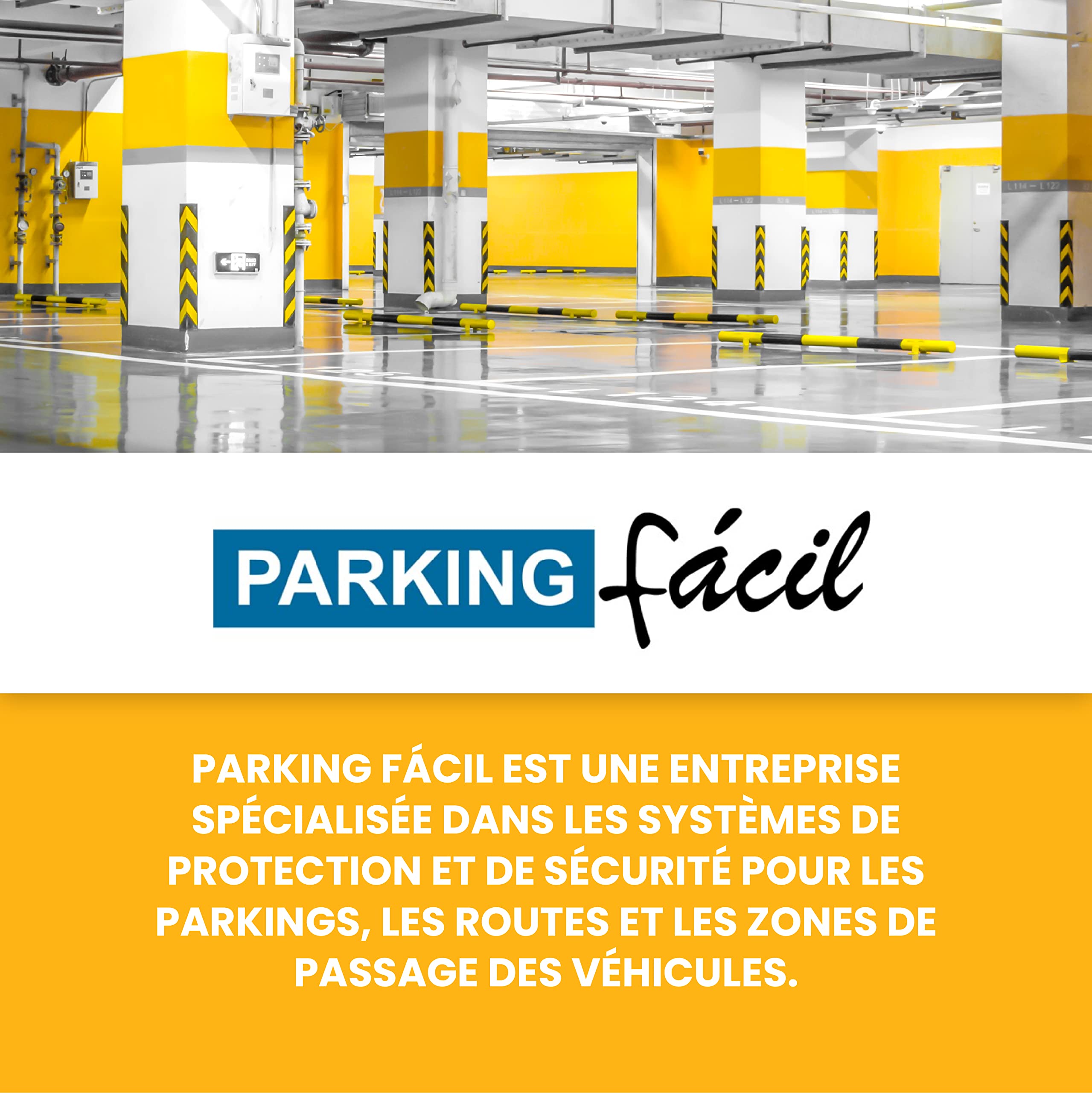 PARKING FACIL | Cônes De Signalisation 50 cm | Cône De Signalisation Avec Base En Caoutchouc Et Bande Réfléchissante | Éléments De Sécurité Routière | Taille : 50cm | 1 Unité