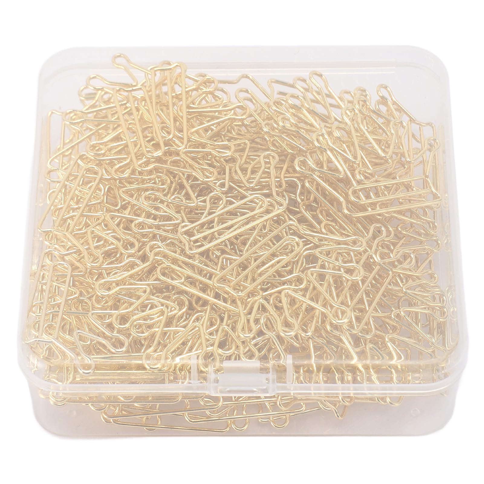 Muiltvoe 100Pcs Crown Shaped Decorative Paper Clips Ornamental Paperclips Elegant Paper Fasteners Iron Rustproof for Office School Home with Sturdy Electroplating