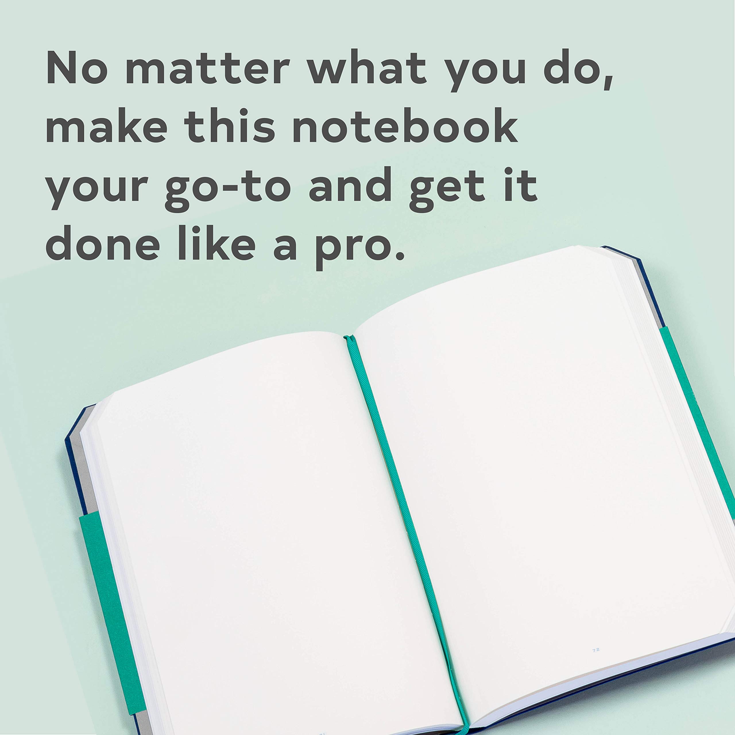 Go-To Notebook: Midnight Blue Lined - with Mohawk Paper
