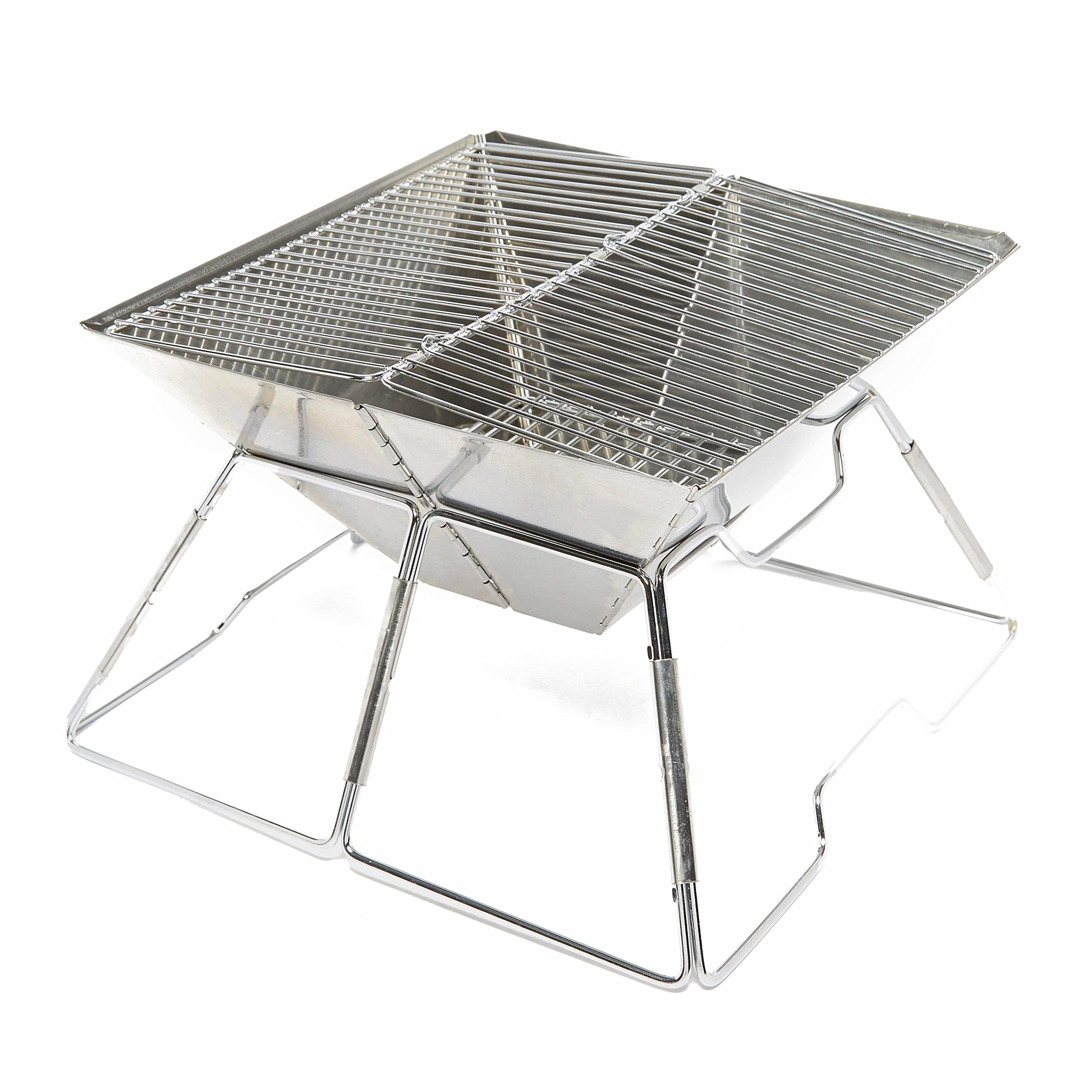 Eurohike Compact Foldable BBQ, Lightweight Portable Camping Barbecue, Ideal for Camping, Picnics and Festivals, Outdoor Cooking, Camping Equipment