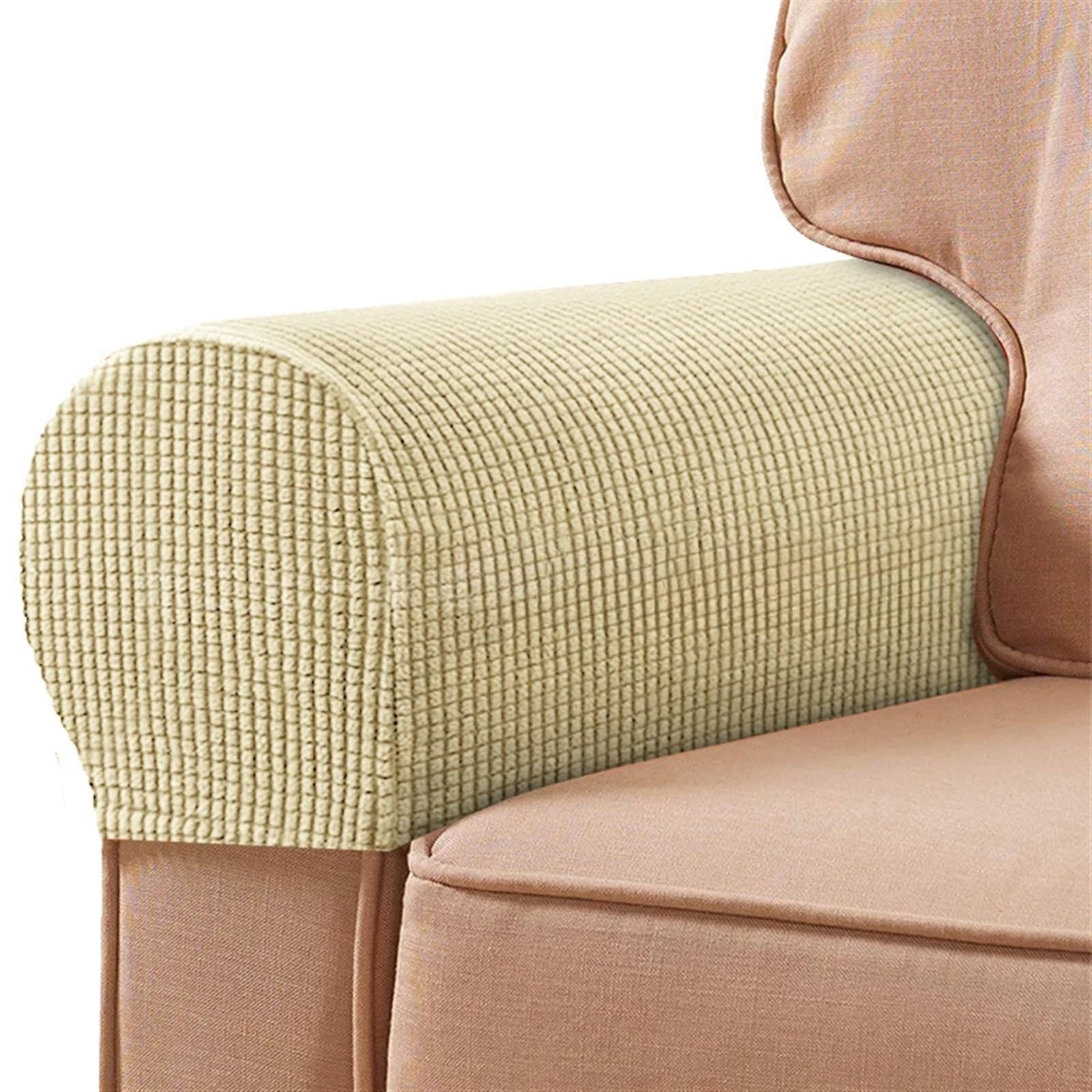 Sofa Armrest Covers Polyester 2 Piece Set Multicolor(Color-13)