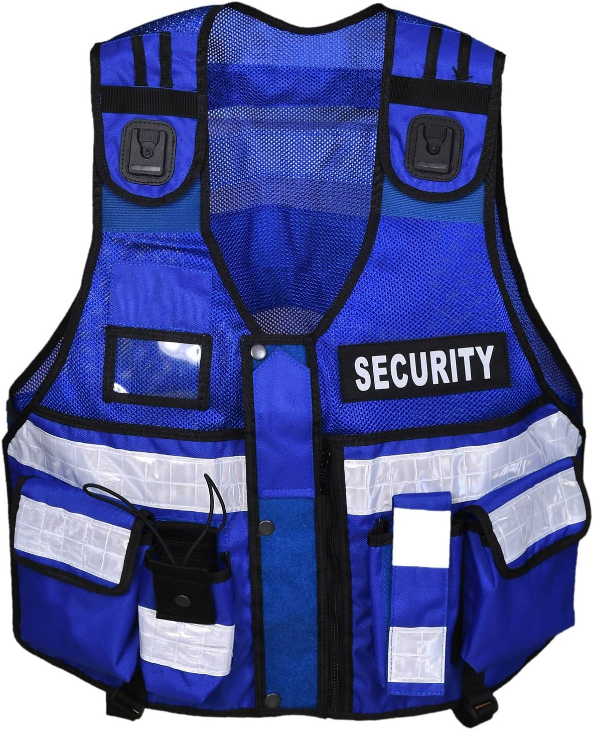 Hi Viz Tactical Vest Enforcement,Security, Dog Handler CCTV, Tac Vests (Blue)