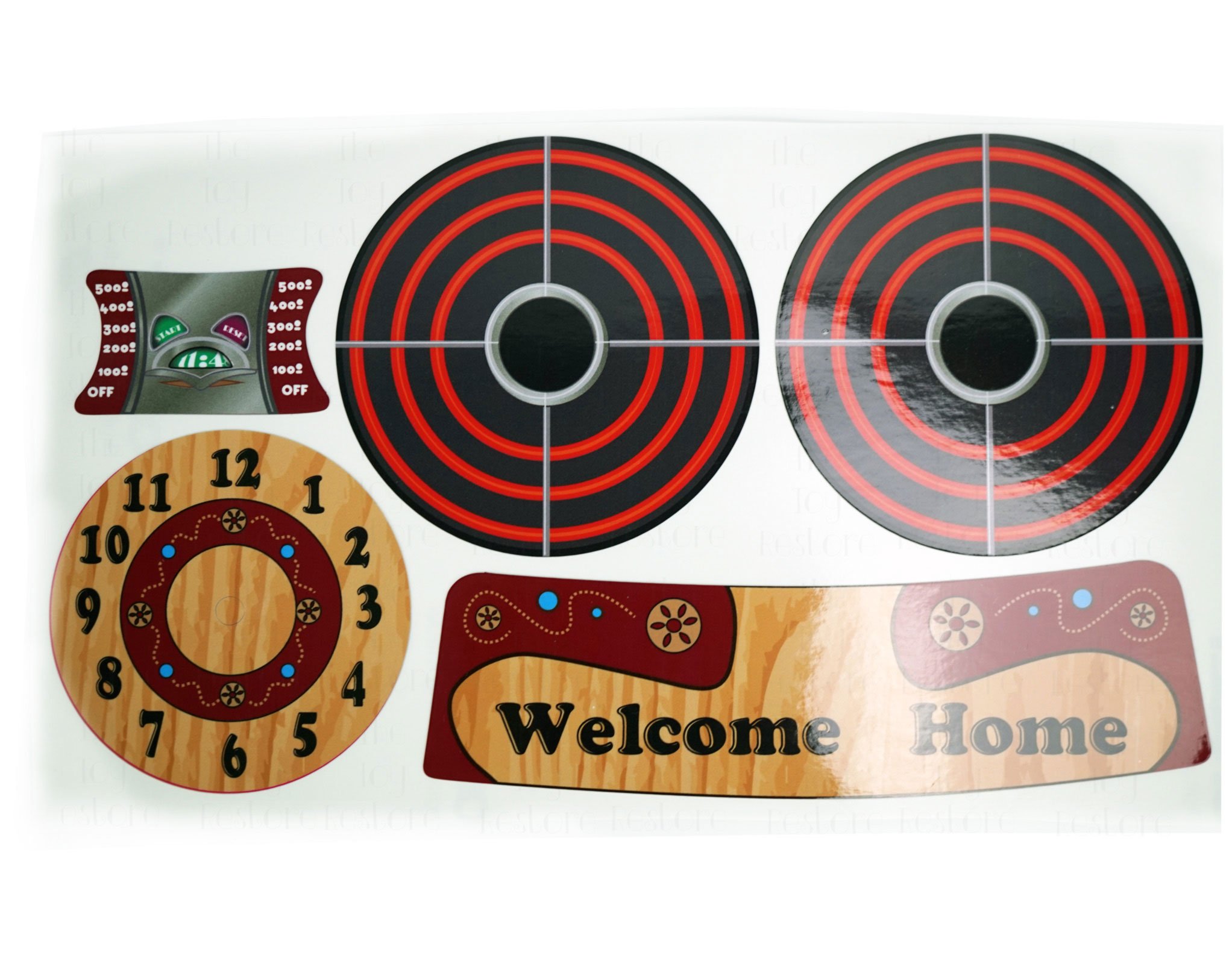 Step2 Playhouse The Toy Restore Replacement Stickers Fits Little