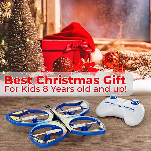 Miniatura 9 de Contixo TD2 Mini dron con cámara, frecuencia de control de 2.4 GHz, batería de 3.7 V 550 mAh, rango de vuelo de hasta 100 pies, múltiples modos de