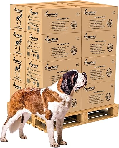 Miniatura 9 de PETSWORLD Almohadillas para orinar de perro de gran tamaño (40 x 99 pulgadas), almohadillas gigantes 4XL para entrenamiento de cachorros,