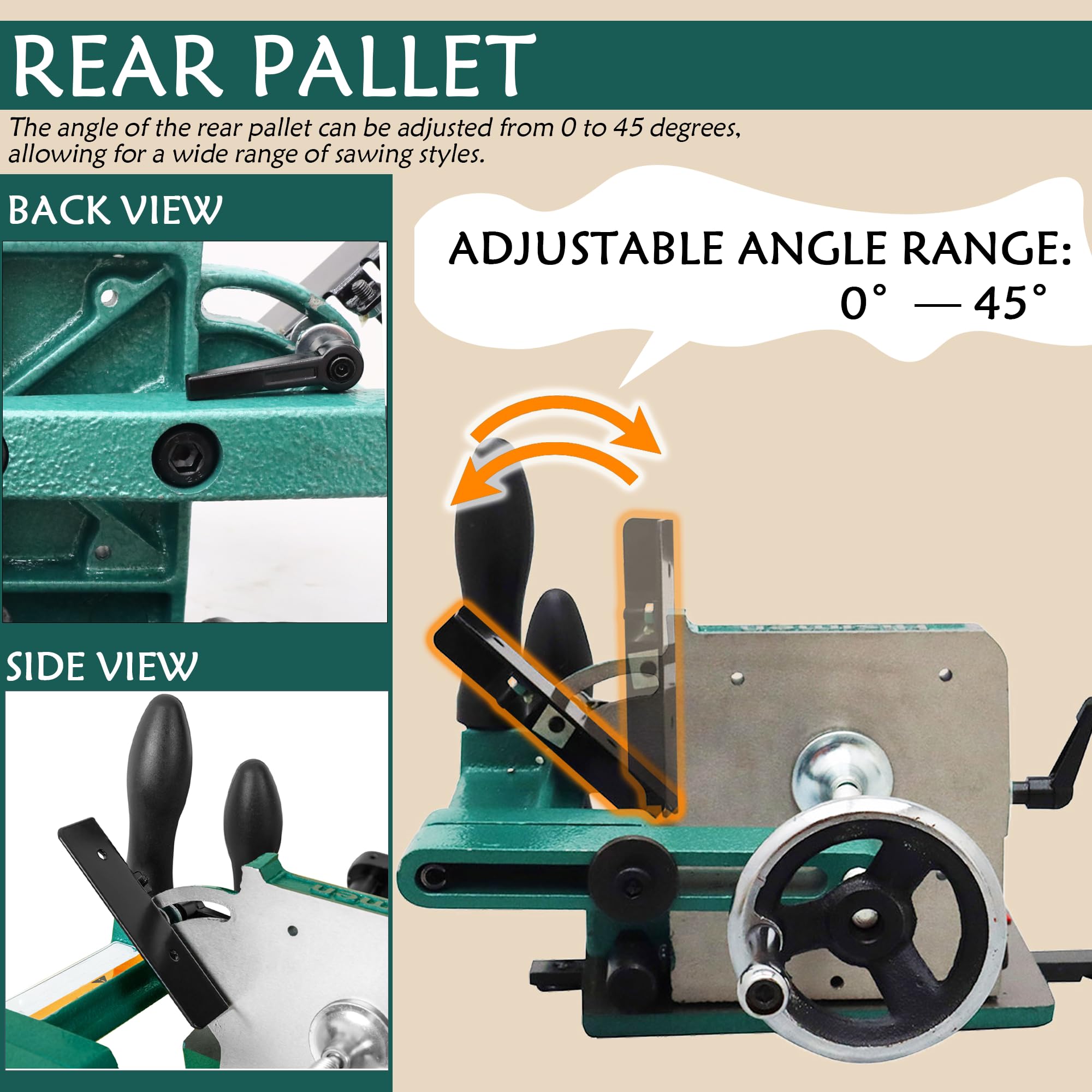 Abrazaderas de carpintería multifuncionales para carpintería para sierras de mesa de carpintería