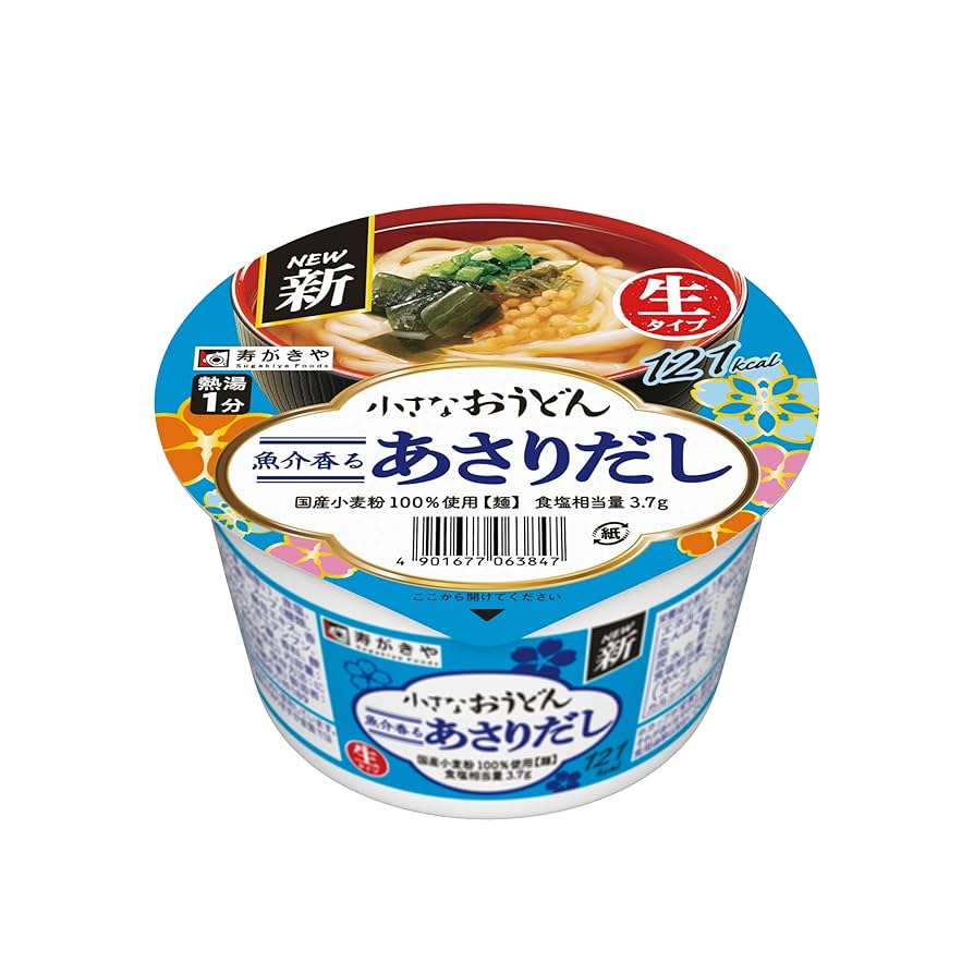 Amazon.co.jp: 寿がきや 小さなおうどんあさりだし 85g ×12個
