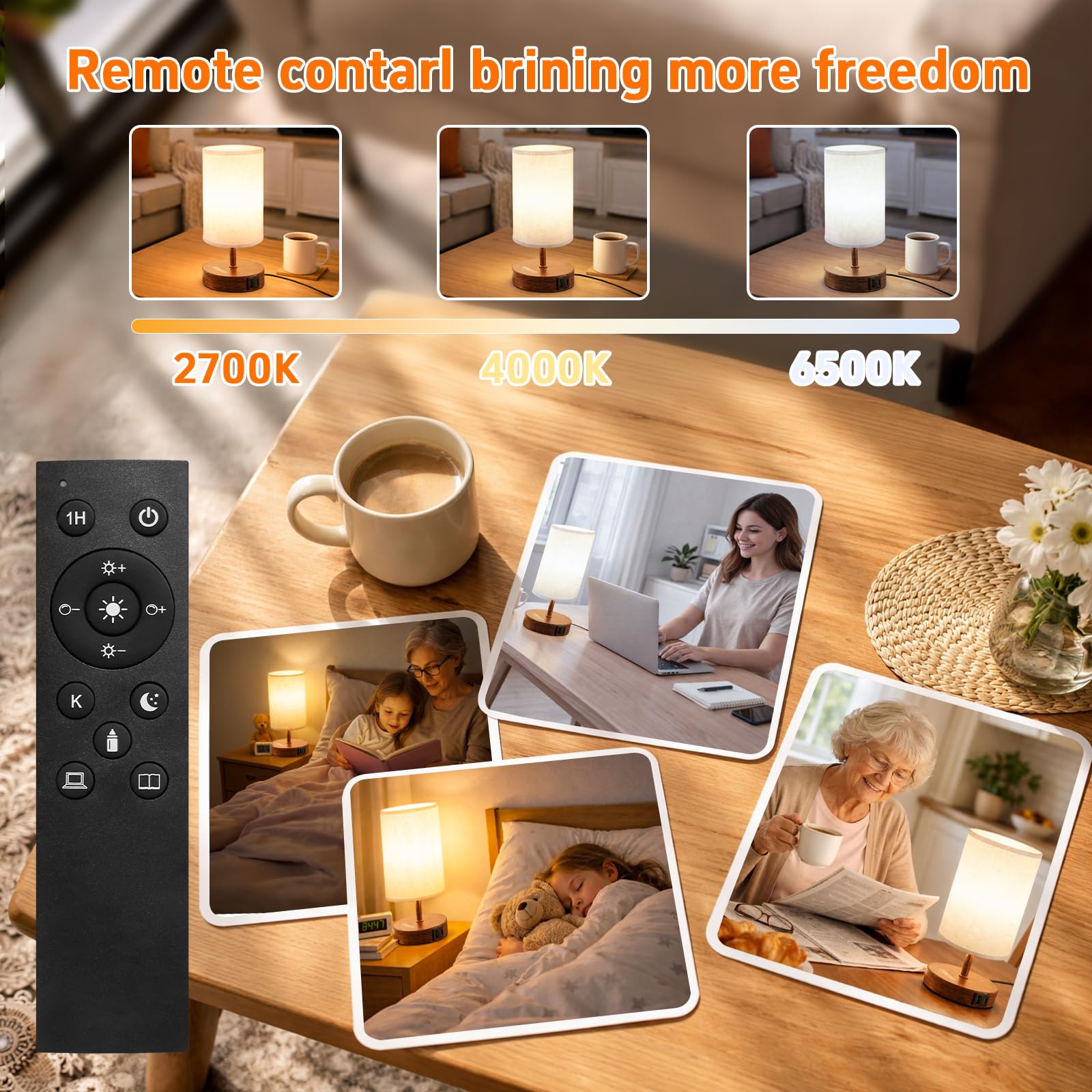 Lampe de luminothérapie, lampe de thérapie à lumière naturelle 10 000 lux avec télécommande, lampe solaire, 3 températures de couleur et minuterie, contrôle tactile, lampe de lumière du jour