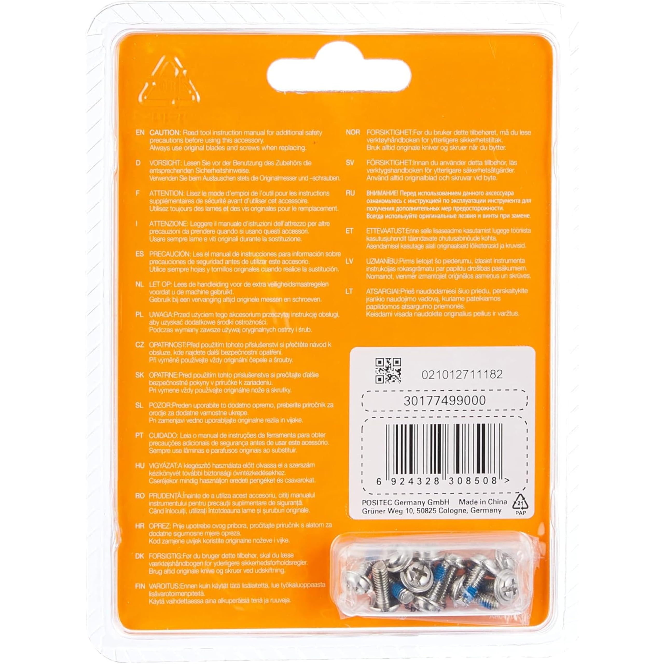 WORX WA0190 Lot 12 lames de rechange d'origine pour robots tondeuses Landroid