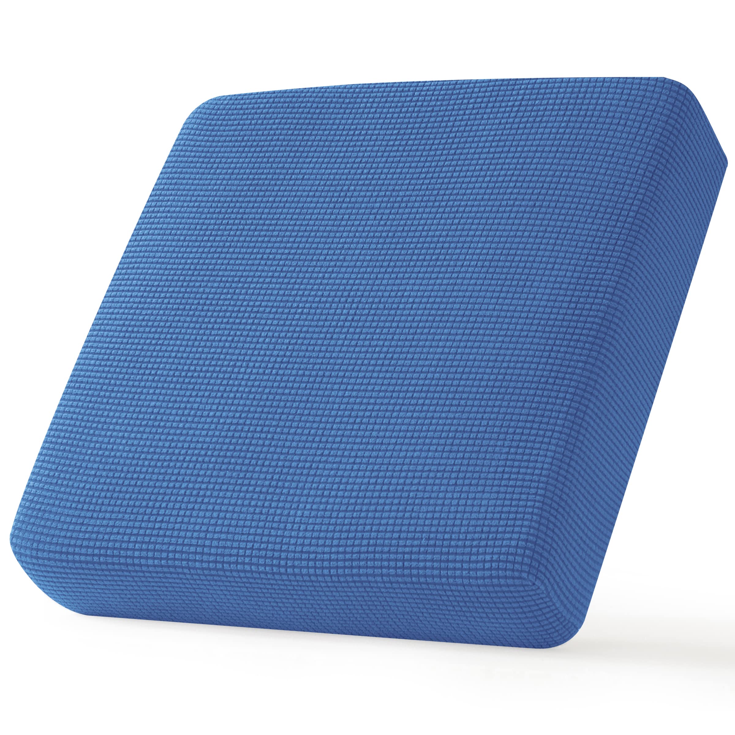 Photo 1 of *COVER ONLY* CHUN YI Stretch Chair Couch Cushion Cover Suitable for Armchair, Sofa Seat Slipcover with Spandex Jacquard Fabric(Small,French Blue) French Blue Small