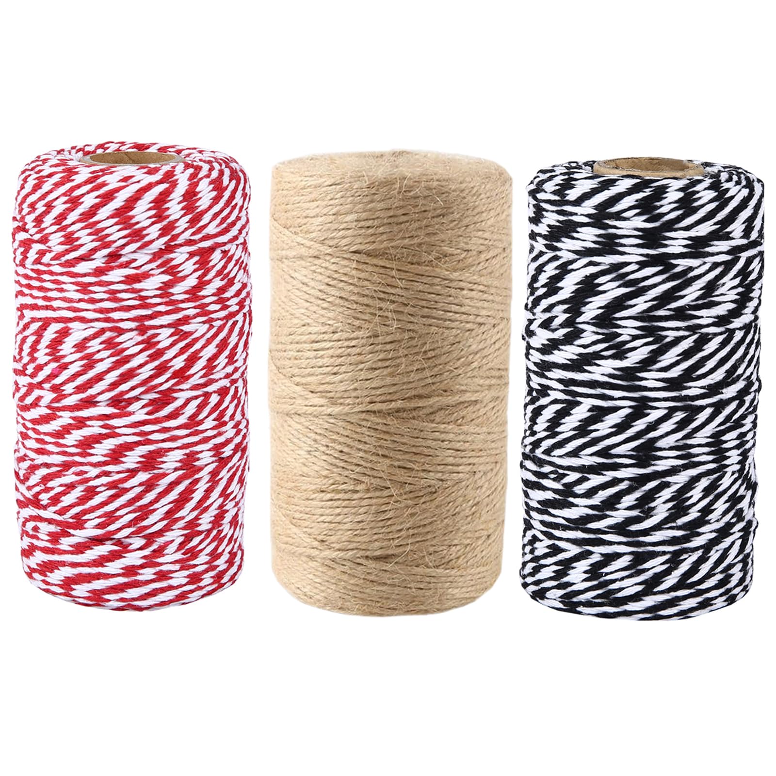 Twine String,984 Feet Bakers Twine Rope Craft Making Knitting Macrame Rope DIY Wedding Decor Supply Christmas Wrapping Butchers String Rope