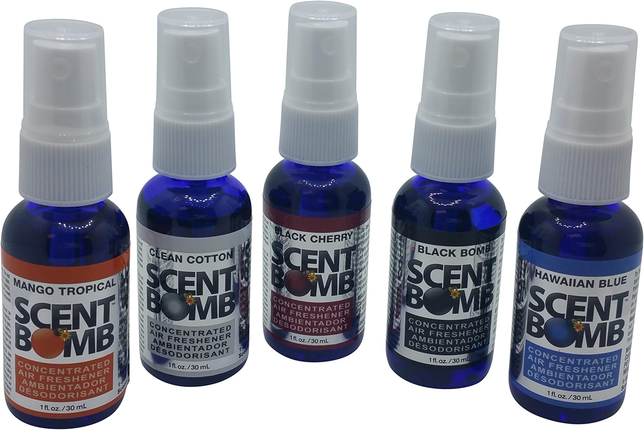 Super Strong Scent Bomb Car Home Air Freshener Highly Concentrated 1oz (4 Assorted Scents (Random))