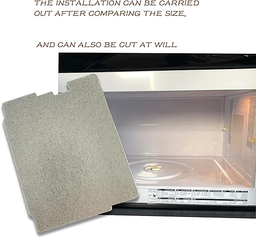 Miniatura 4 de 5304462314 - Cubierta de repuesto para guía de ondas de microondas Frigidaire, parte de reparación, placas de mica (paquete de 2)