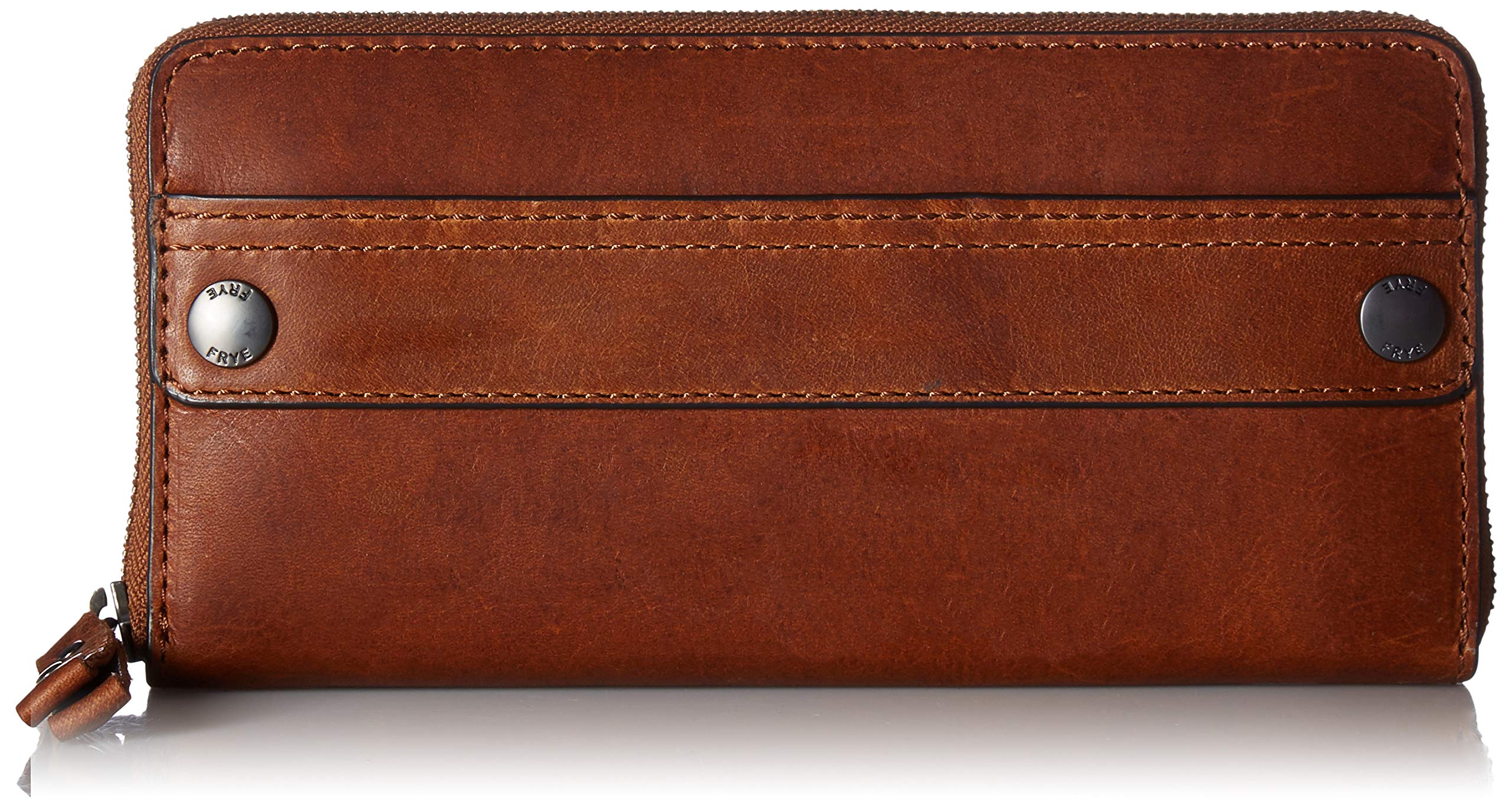 Women's Melissa Zip Around Leather Wallet, Red