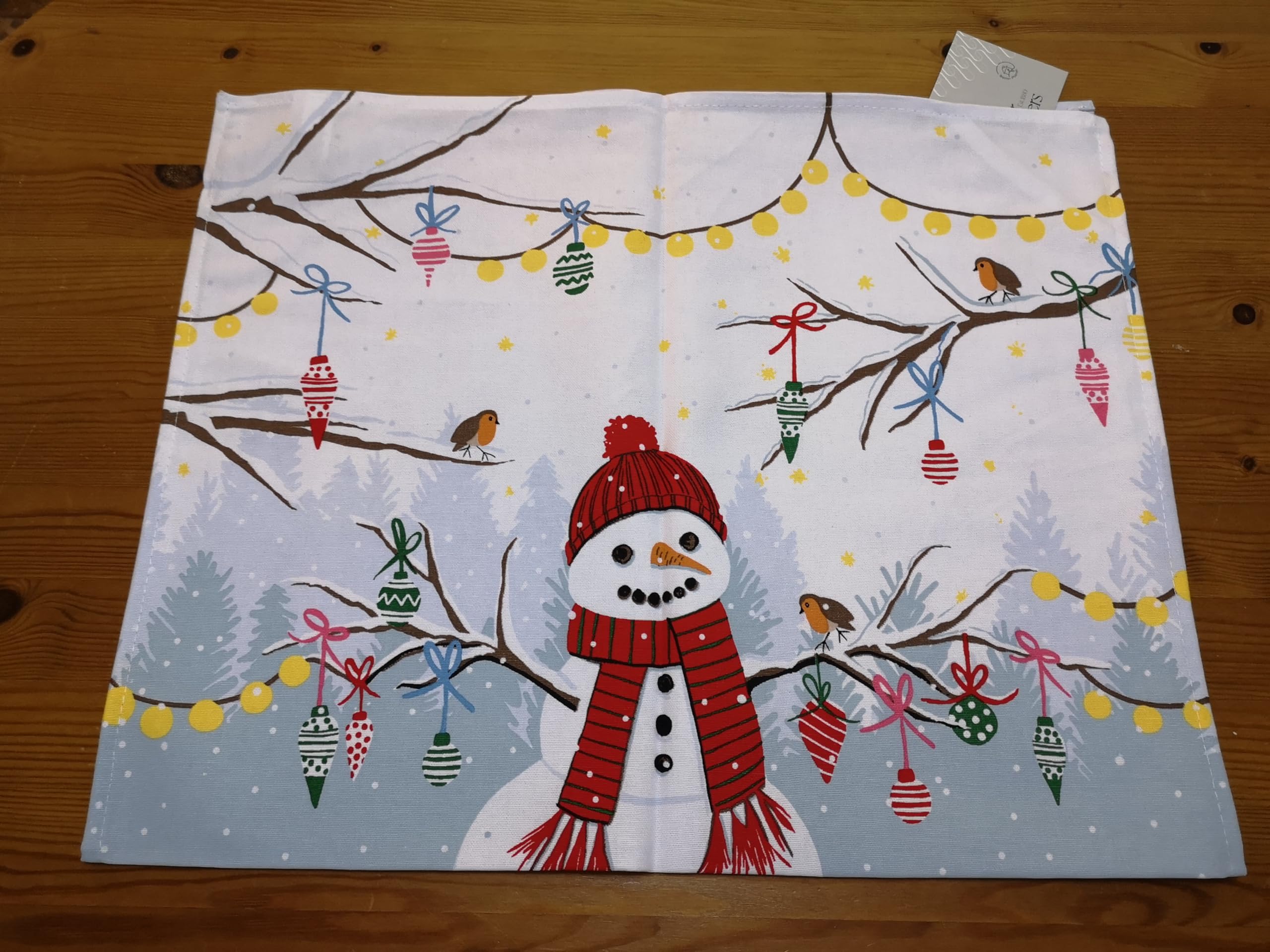 Strofinaccio Natalizio Ulster Weavers – Pinguini Sul Ghiaccio, 100% Cotone, 48x74 Cm, Regalo Ideale