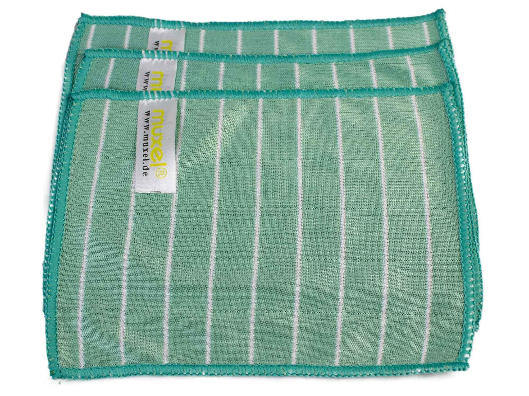 Muxel Mega-Set - Großes Microfaser-Tuch Set: Carbontuch Küchentuch Autotuch Putzlappen