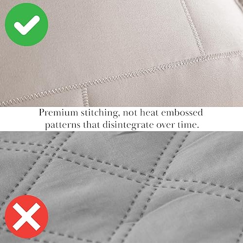 Miniatura 5 de Southshore Fine Living, Inc. Juego de edredón moderno ligero, juego de ropa de cama de 3 piezas con dos fundas a juego (108 pulgadas de ancho x 98