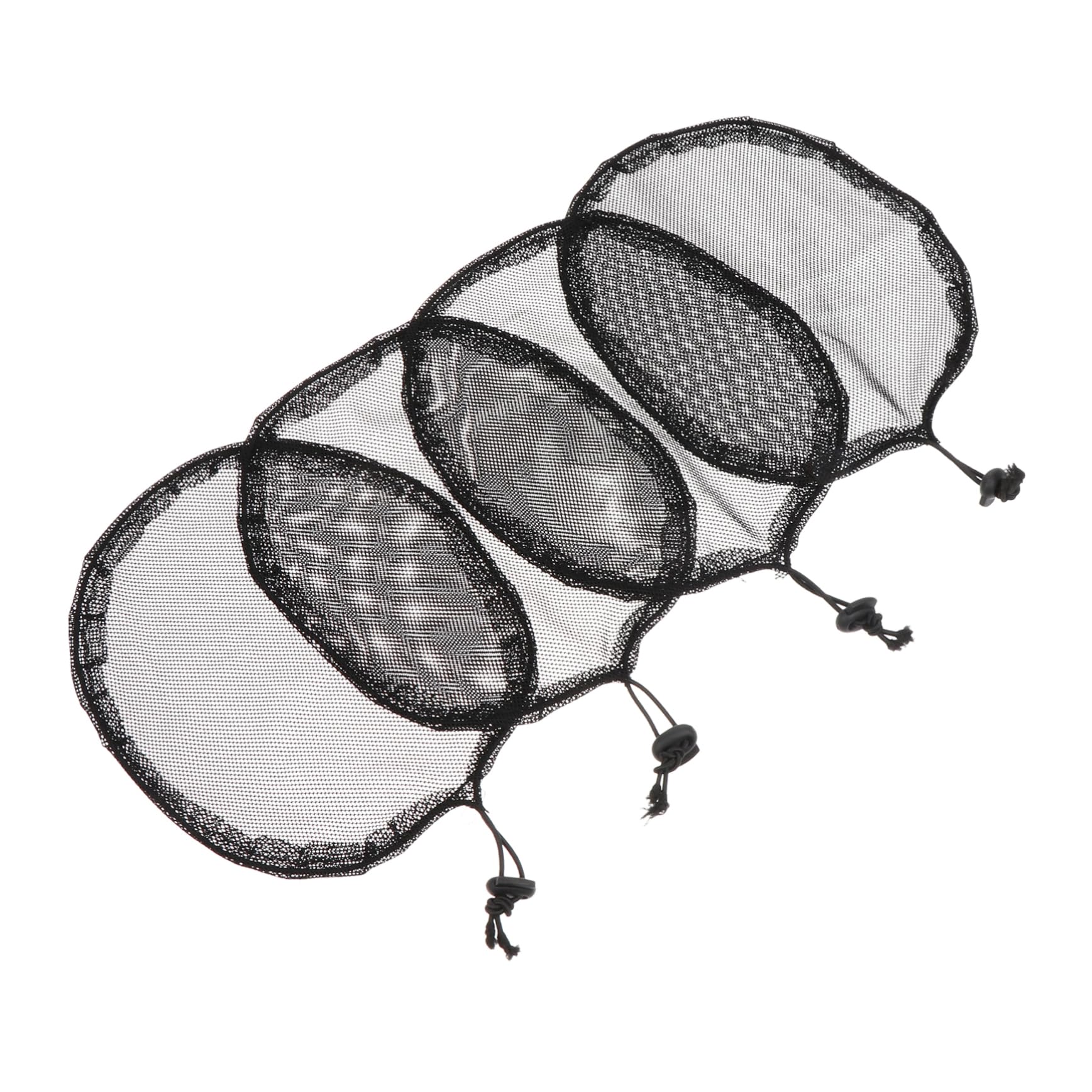 WOFASHPURET 4Pcs Ponytail Hairnets Stretchy Elastic Hair Bun Caps for Women Comfortable Wig Netting for Wig Making and Stylish Hairdos Durable and Breathable Design