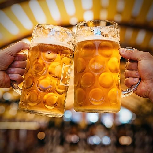 Miniatura 3 de HomeWetBar Oktoberfest - Taza de cerveza personalizada para celebraciones del Oktoberfest