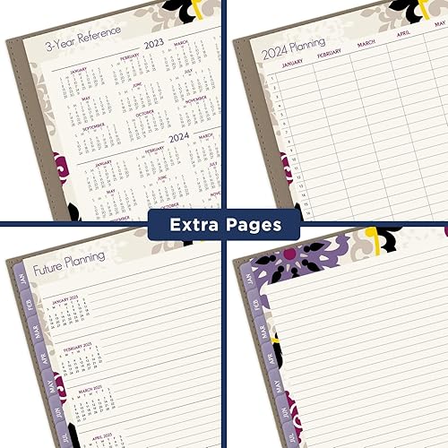 Miniatura 4 de Cambridge Agenda semanal y mensual 2024, 8-12 x 11 pulgadas, grande, Viena (122-905-24)