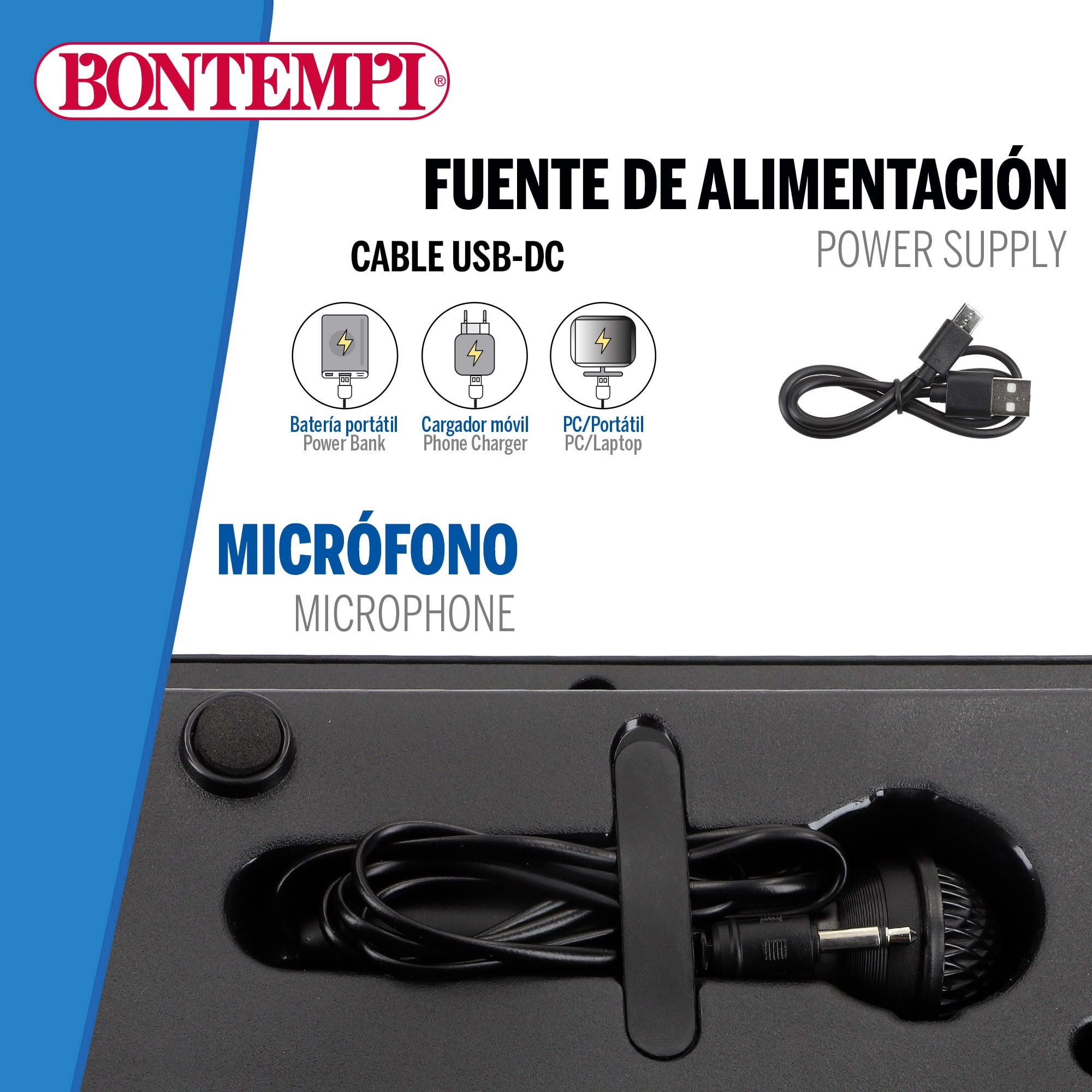 COLORBABY Teclado Piano electrónico c/micrófono 37 Teclas para niños Bontempi (47896)