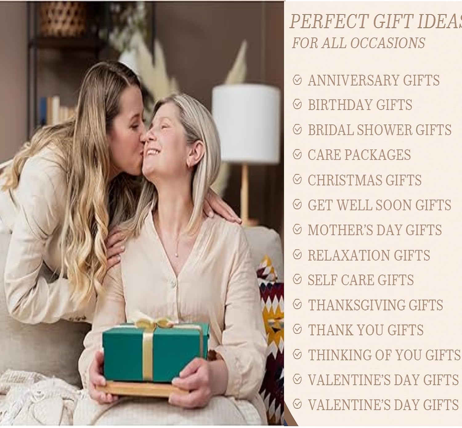 Spa Gifts for Women Bath and Body Gift Basket Mothers Day Gifts Coconut Lavender Home Spa Set Self Care Gift for Mom Sister Her Wife Birthday Gifts Spa Kit Care Package Thank You Gift
