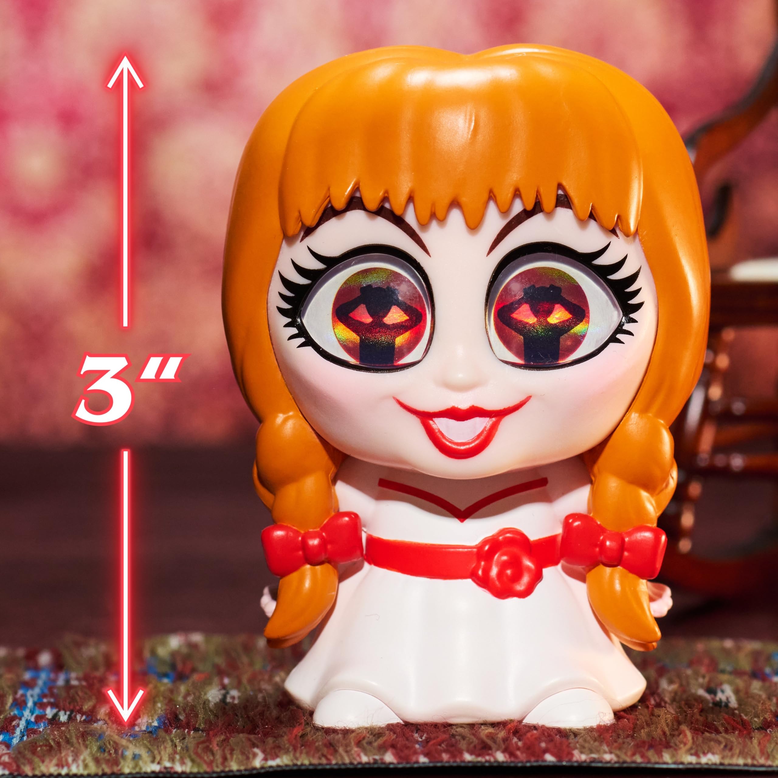 Just Play Tiny Nightmares Sammelfiguren Überraschungsbox – Wave 1, 7,6 cm große Mystery-Horrorfilm-Figur, Kultstars wie Michael Myers, M3GAN, Pennywise und mehr, ab 17 Jahren (Packung mit 5)